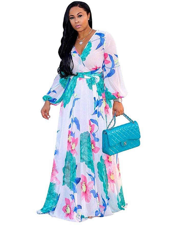 Flower Material Gown Styles for Long Gown