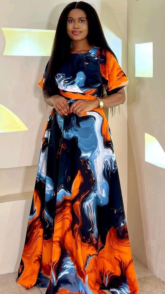 Simple Chiffon Gown Styles for Ladies