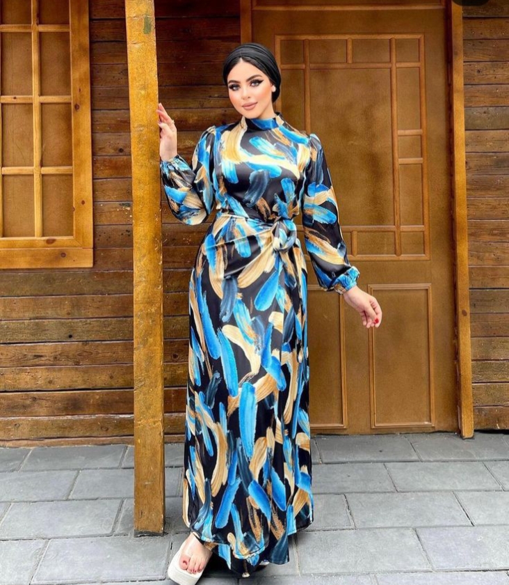 Flower Material Gown Styles for Long Gown