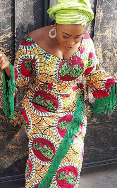Simple Ankara Styles for Older Women 