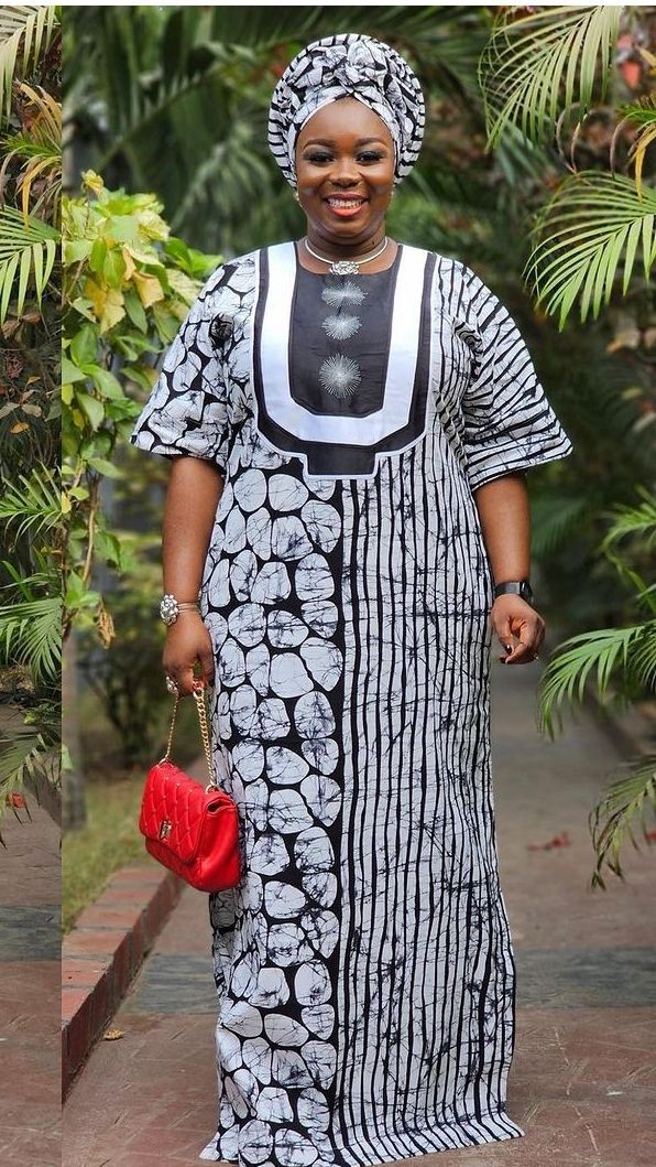 Long Ankara Styles for Older Women
