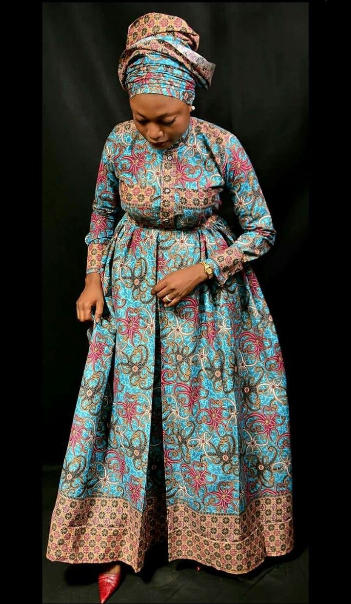 Simple Ankara Styles for Older Women 
