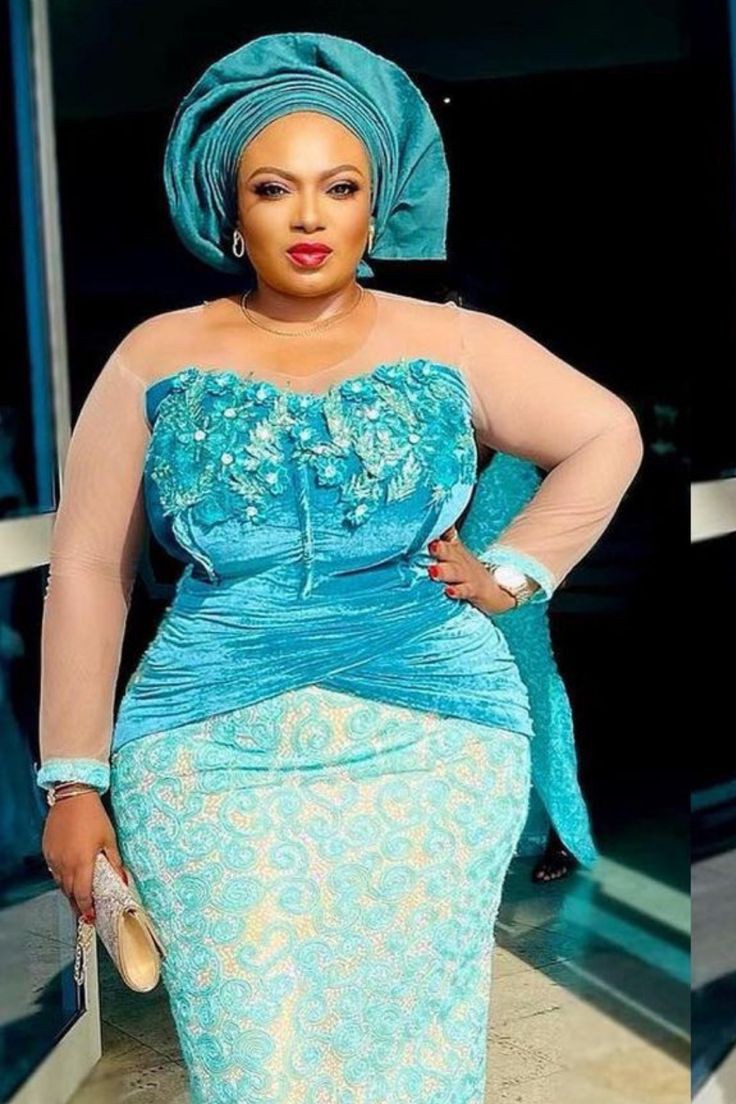 Best Lace Styles for Big Tummy Ladies 