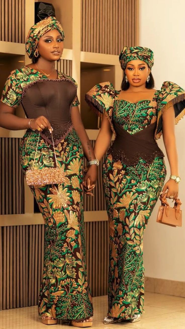 Ankara Gown Styles for Elderly Women 