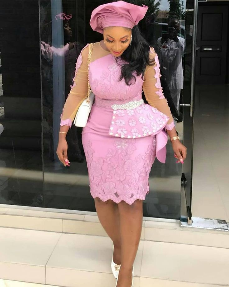 Simple Lace Gown Styles for Teenagers