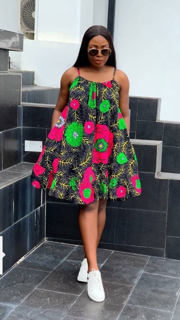 Short Gown Flower Material Styles 