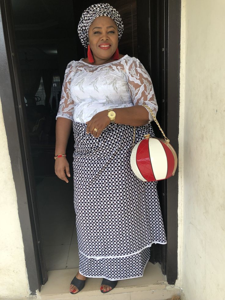 White Igbo Blouse Styles 