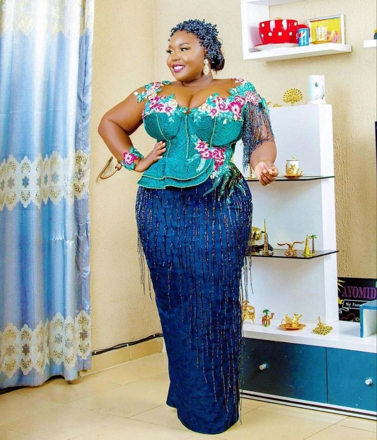 Best Lace Styles for Big Tummy Ladies 