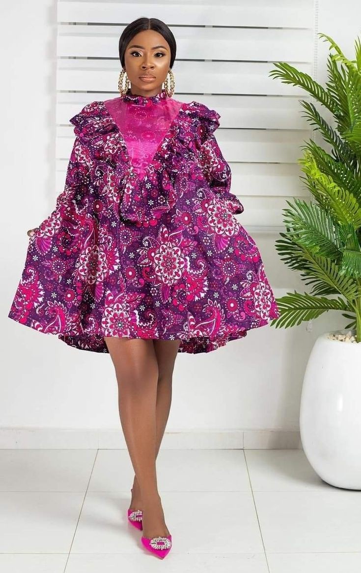 Latest Chiffon Gown Styles for Church In Nigeria