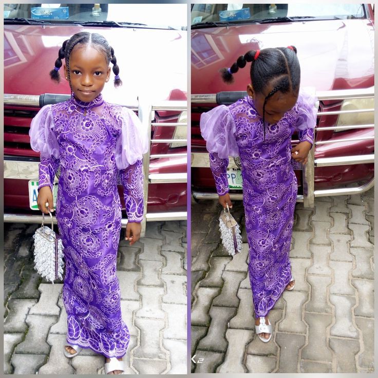 Lace Gown Styles for Children 