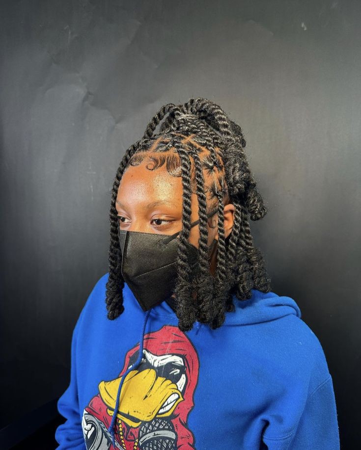 Bob Brazilian Wool Hairstyle with Attachment
