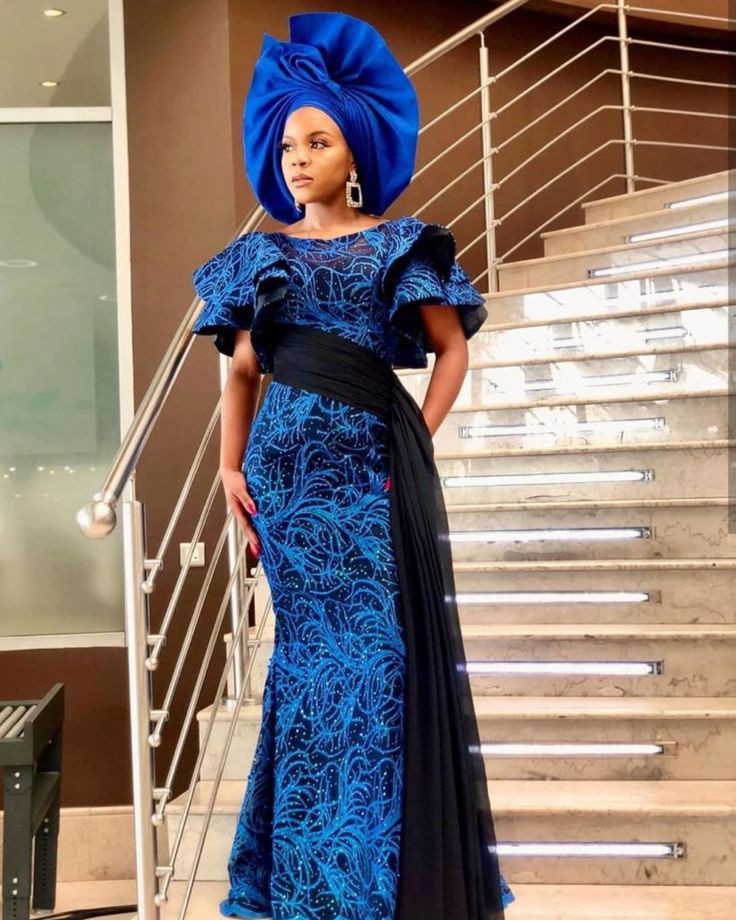 Latest Lace Gown Styles 