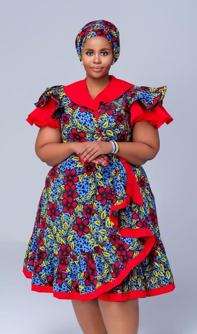 Short Ankara Styles for Older Women 