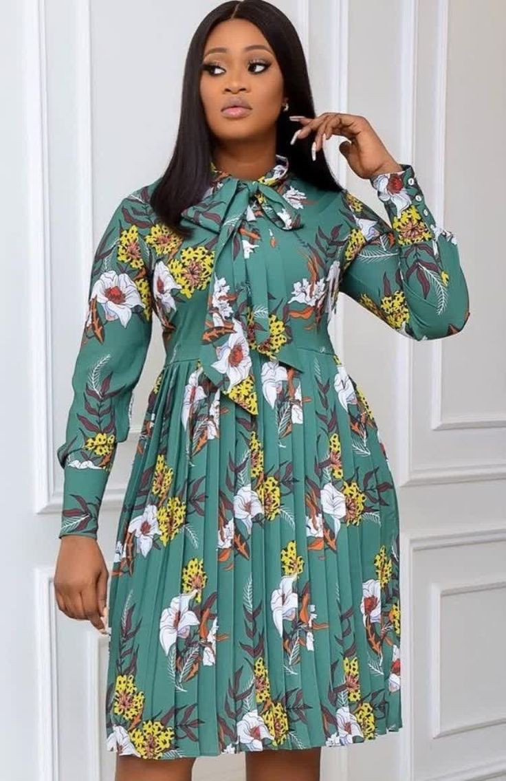 Latest Chiffon Gown Styles for Church In Nigeria