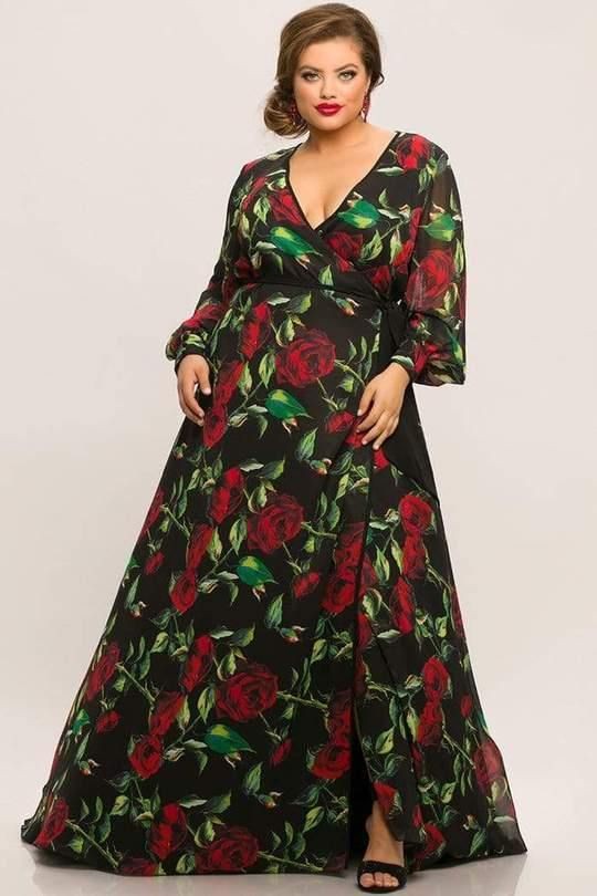Flower Material Gown Styles for Long Gown