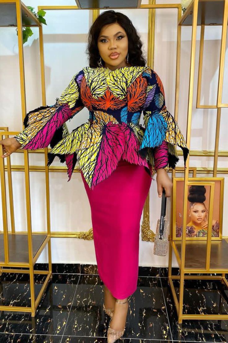 Madam Blouse Styles with Ankara 