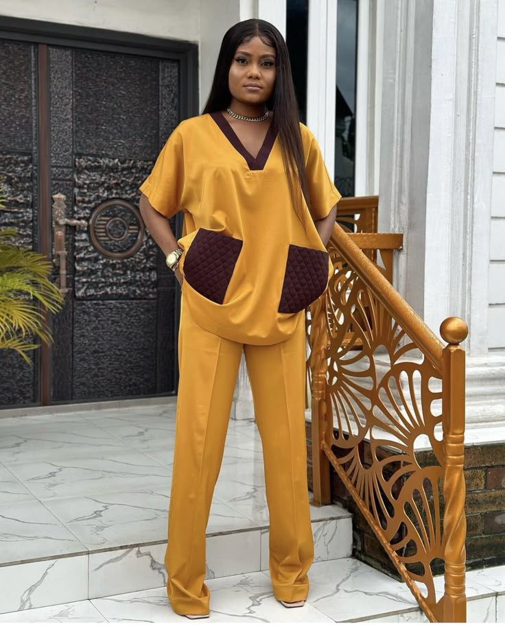 Latest African Trouser and Top For Women