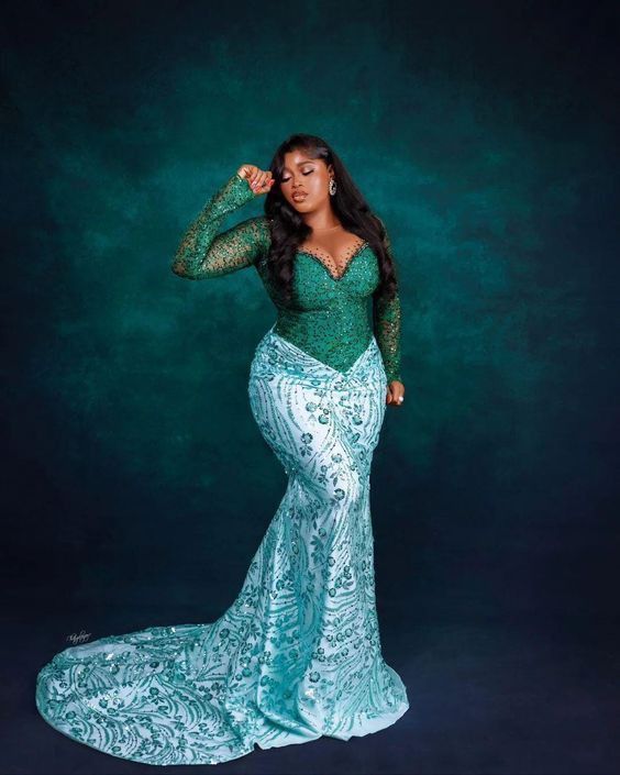 Lace Gown Styles for Wedding Guest 