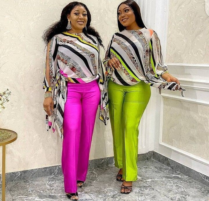 Latest African Trouser and Top For Women