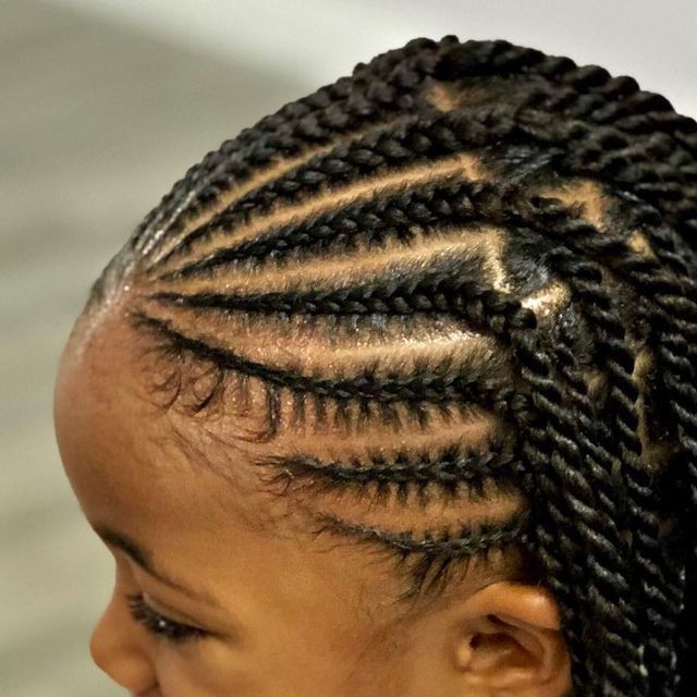 Senior Girl Hairstyle for Secondary School