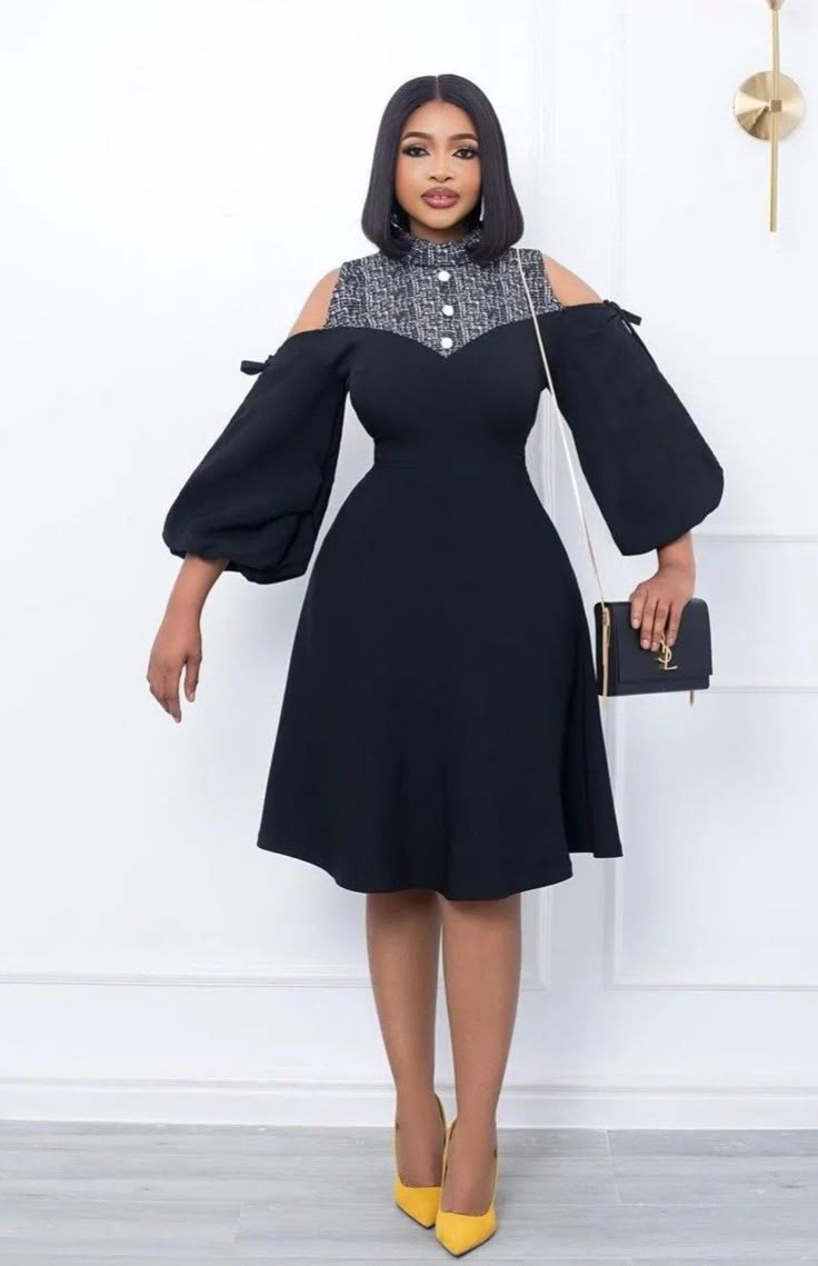 Short Classy English Gown Styles 