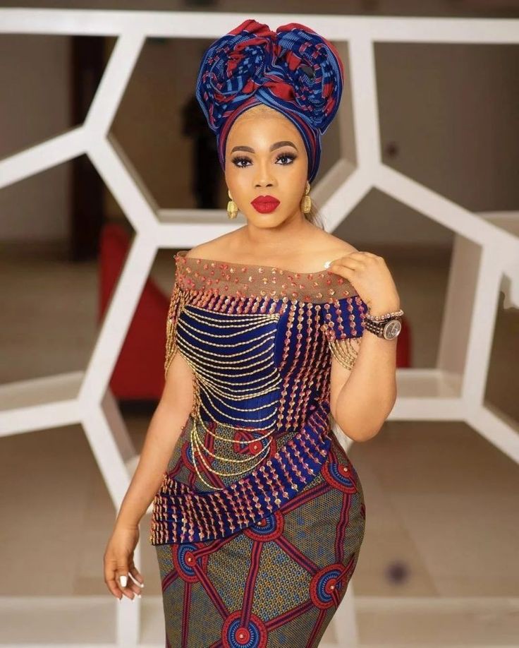 Off Shoulder Ankara Styles 