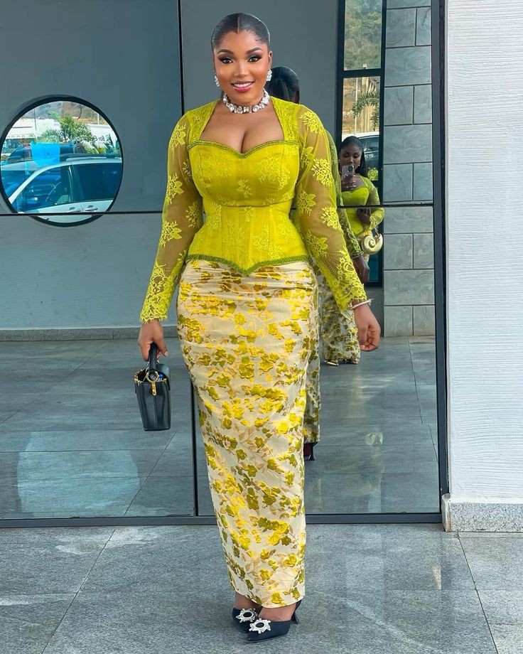 Owambe Lace Skirt and Blouse