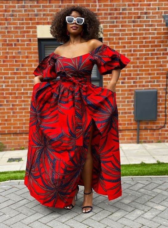 Simple Ankara Free Gown Styles 