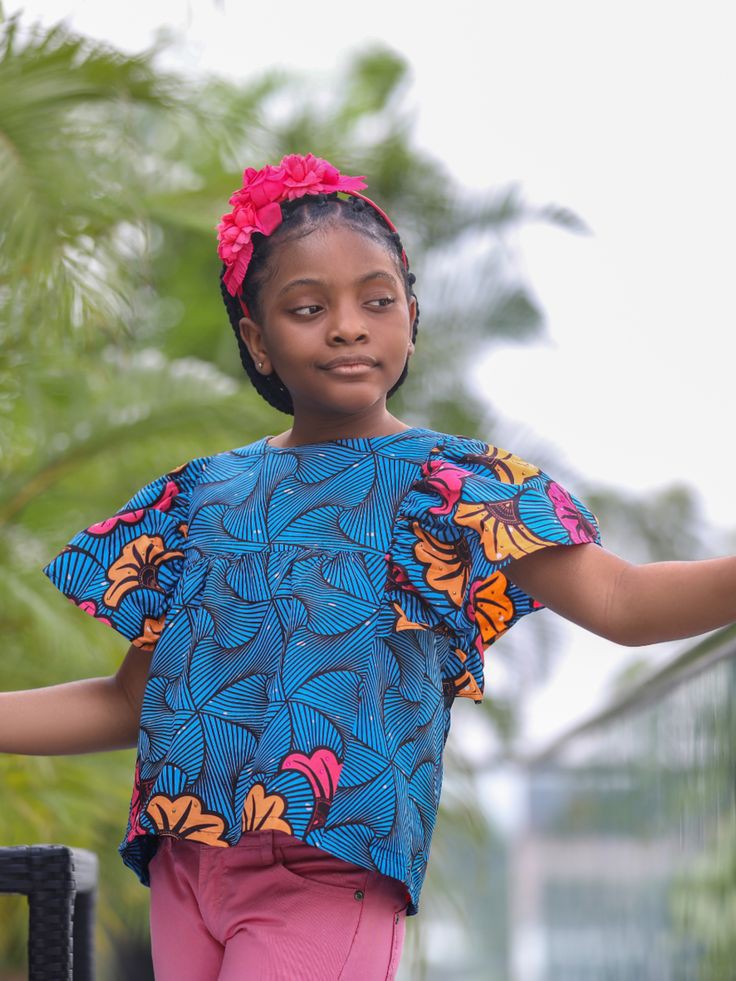 Simple Ankara Styles for 15-Year-Old Girl