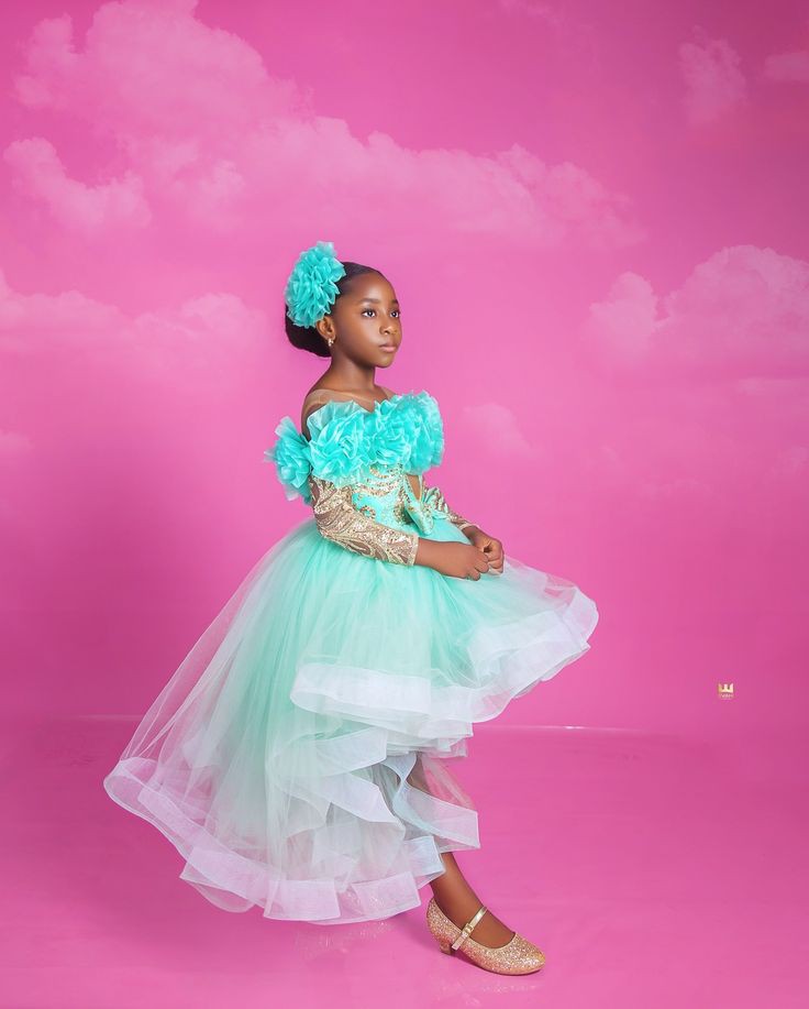 Short Children's Lace Gown