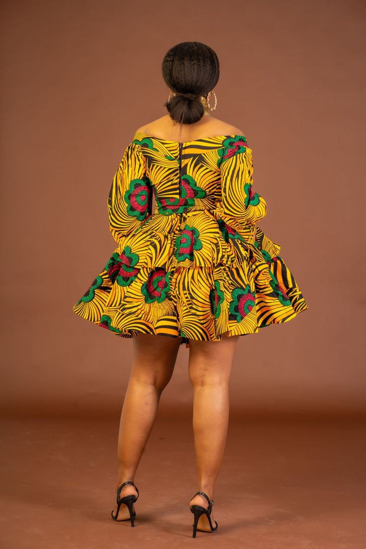 Simple Ankara Free Gown Styles 