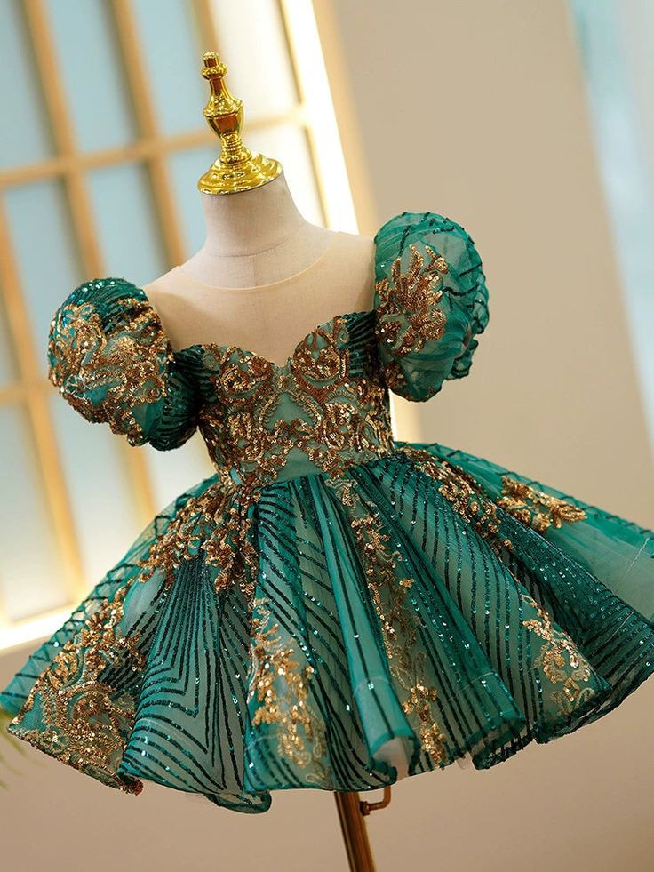 Short Children's Lace Gown