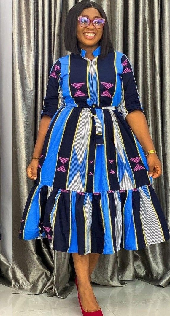 Long Office Gown Styles 