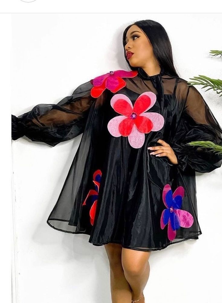 Flower Material Styles for Short Gown 