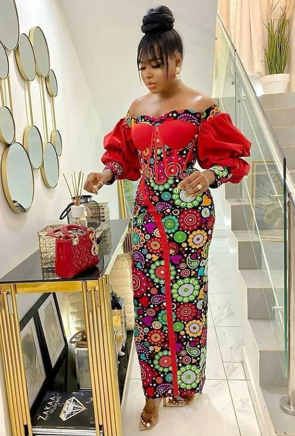 Ankara Long Gown Styles 