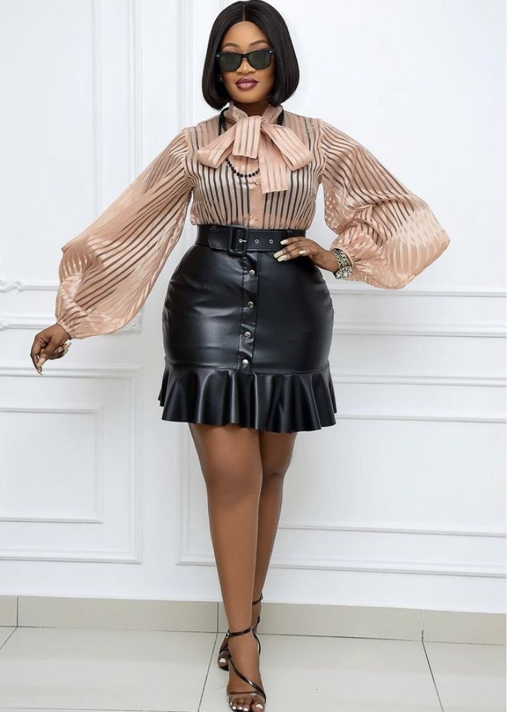 Sequin Skirt and Blouse Styles 