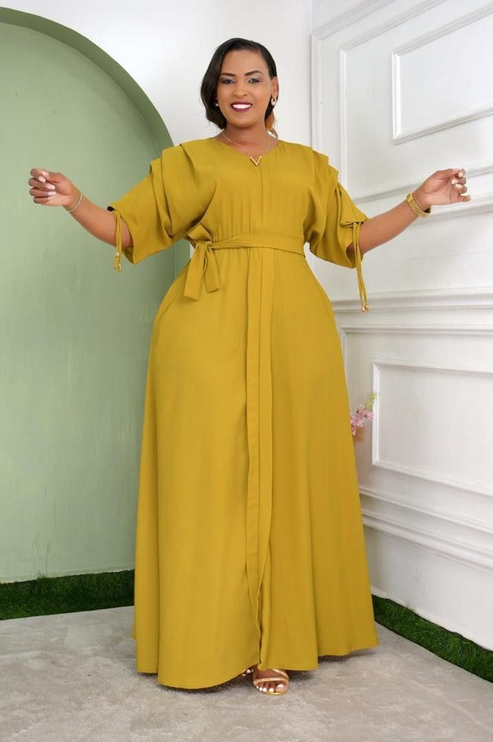 Plain Chiffon Gown Styles 
