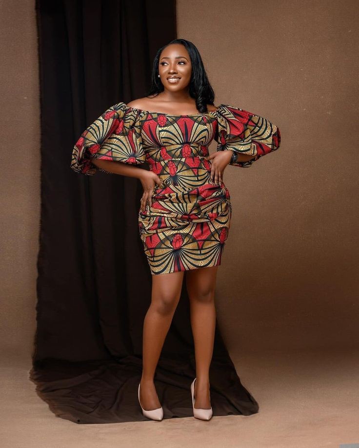 Off Shoulder Ankara Styles 