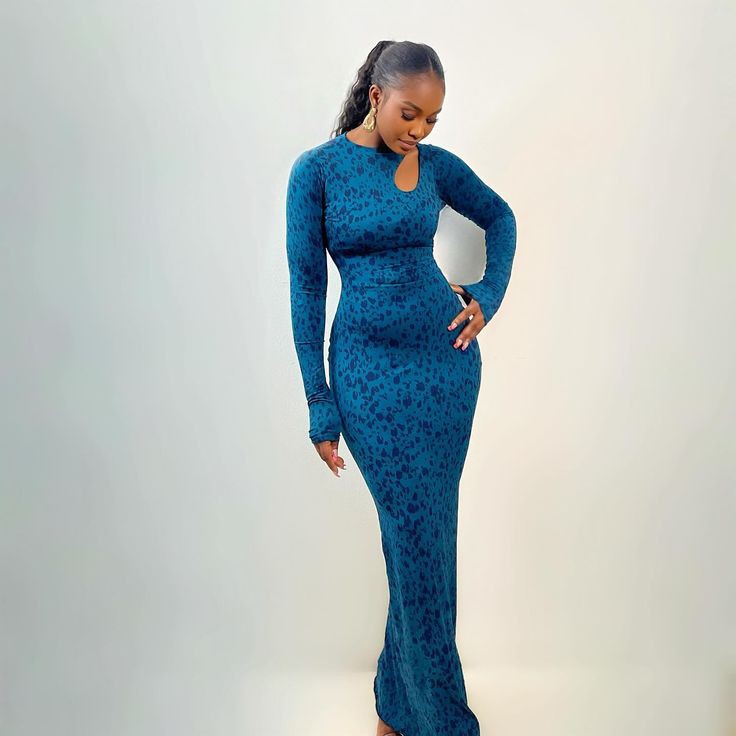 Simple Dinner Gown Styles with Sequence Material 