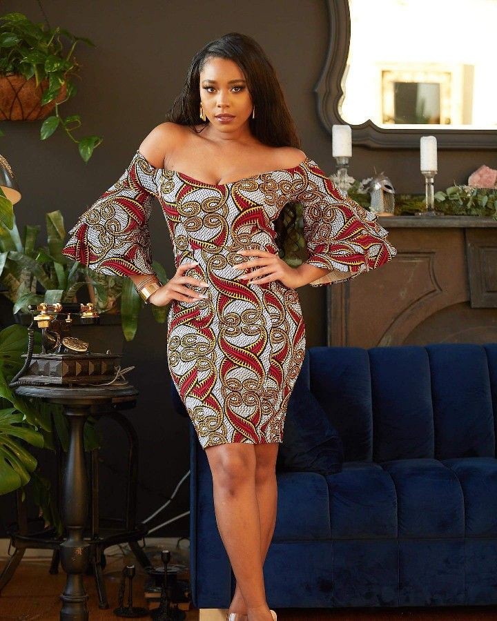 Off Shoulder Ankara Styles 