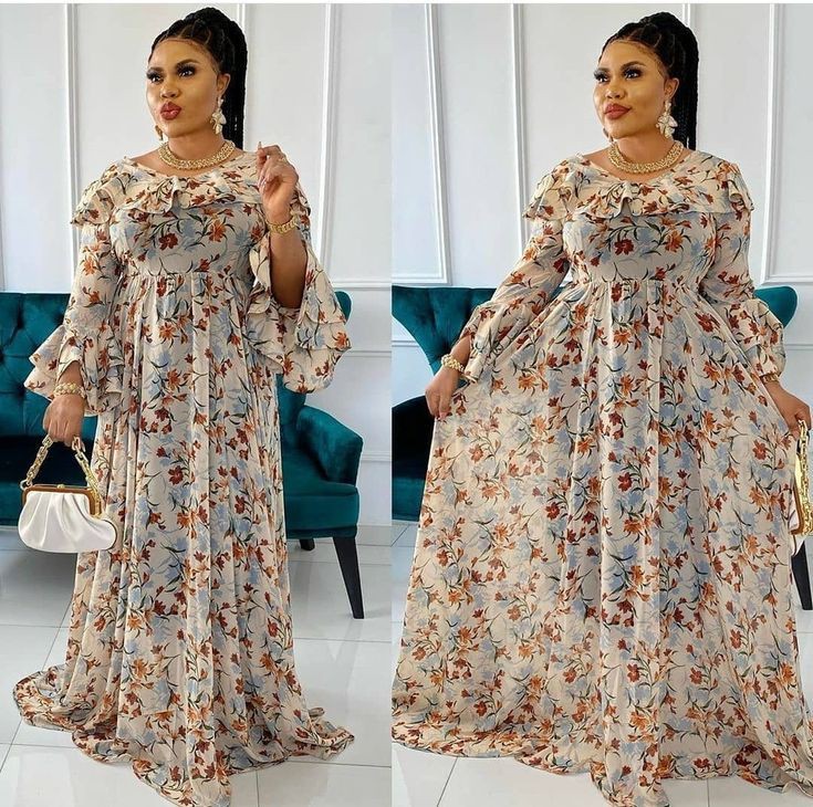 Chiffon Long Gown Styles 