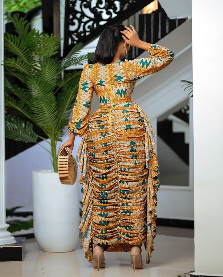 Material Long Gown Styles for Ladies