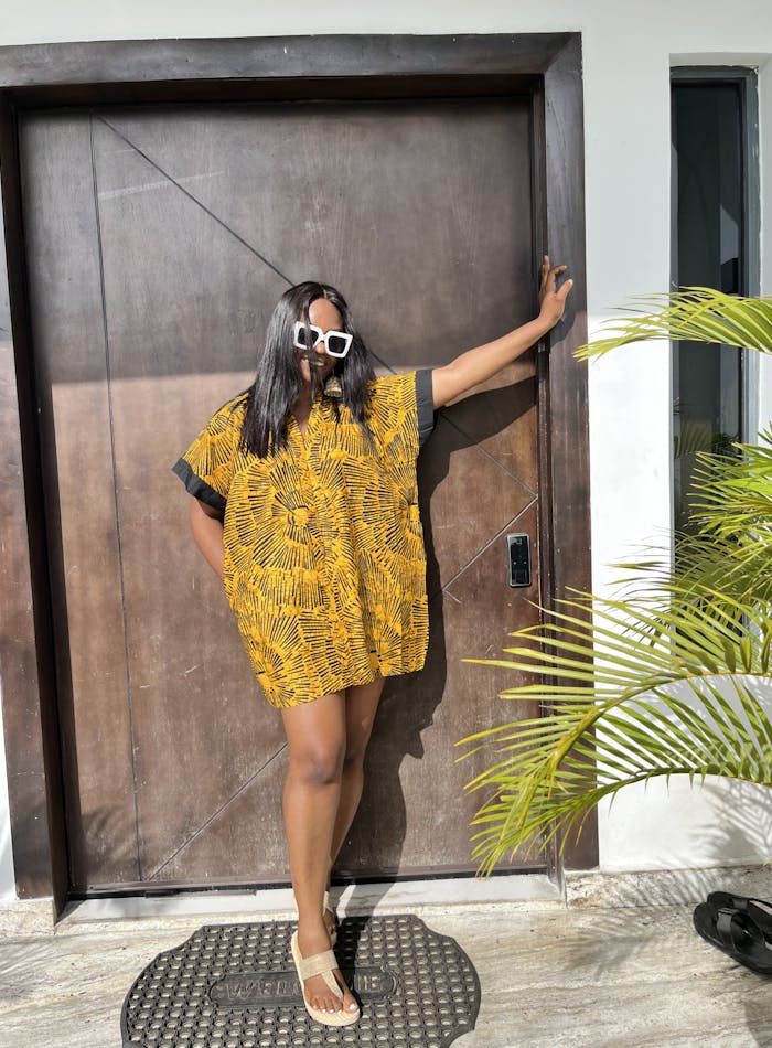 Ankara Short Gown Styles for Material 