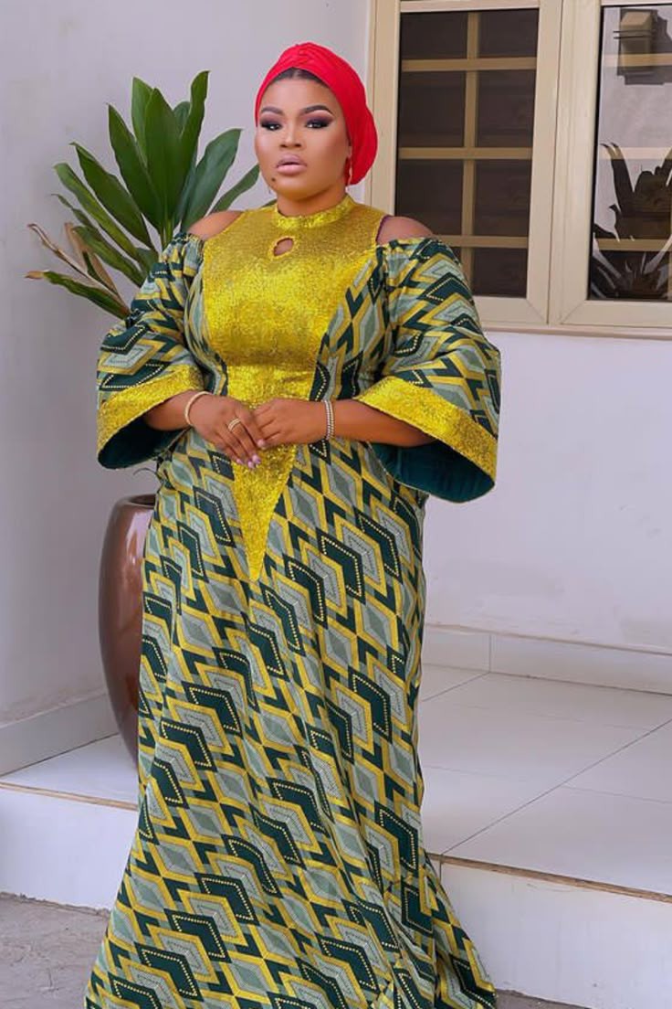 Long Free Gown, Ankara Styles 