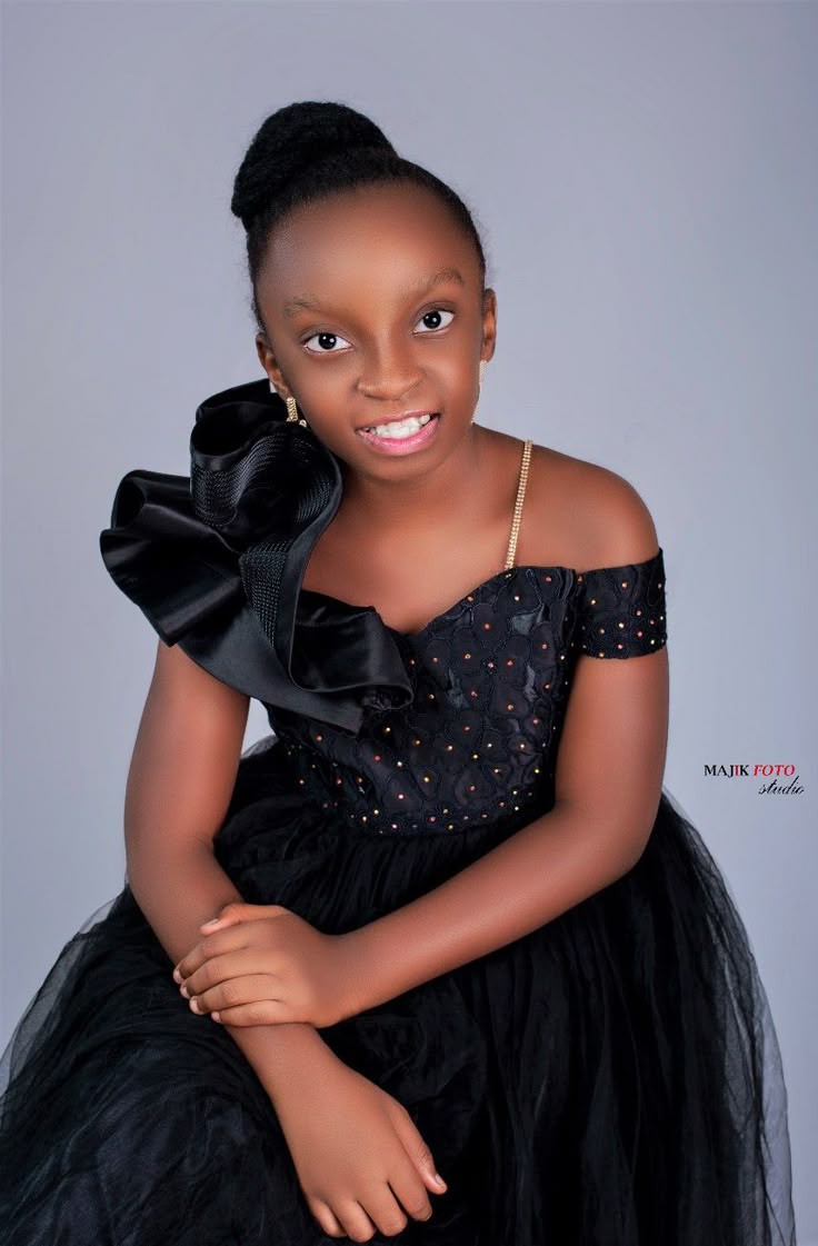 Long Lace Gown for Children 