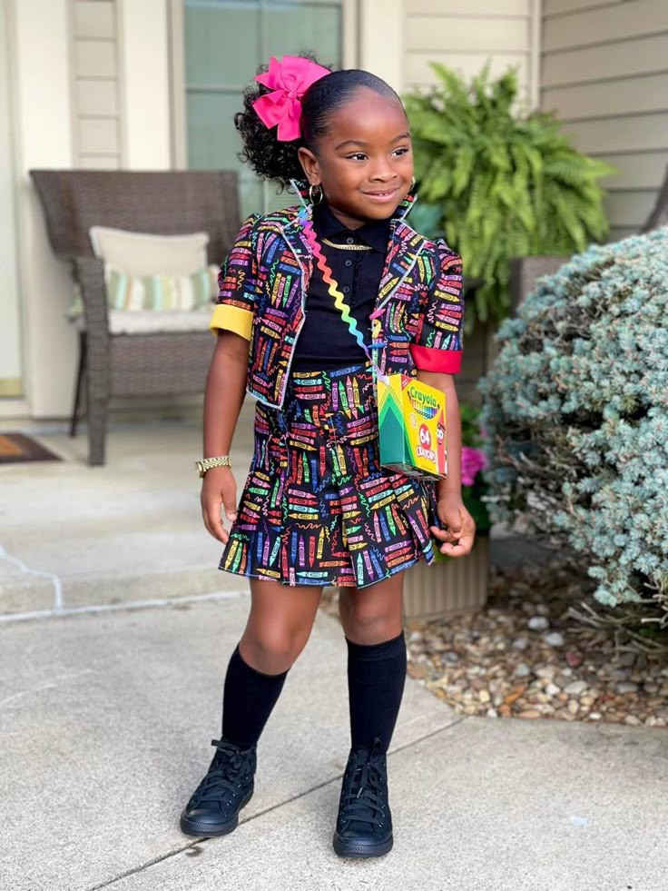 Ankara Skirt and Blouse for 15 Years Old Girl 