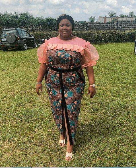 Peplum Ankara Styles for Big Tummy Ladies 