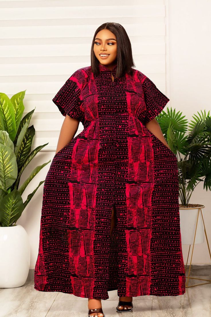 Plus Size Ankara Gown Styles 