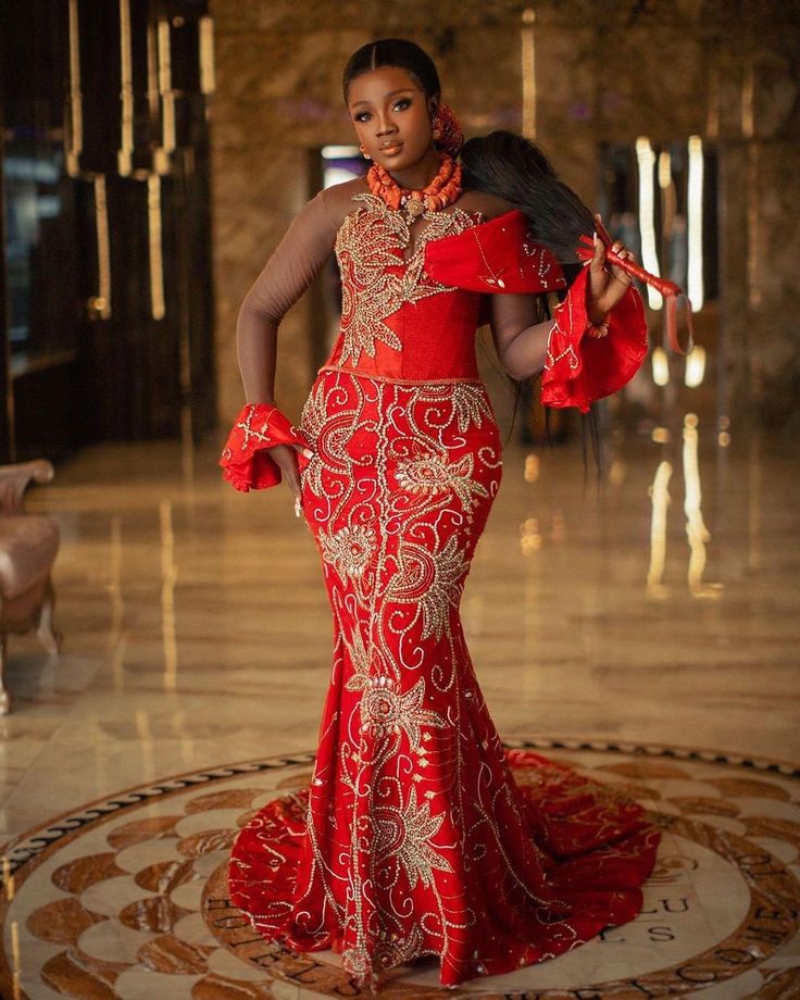 Igbo Traditional Wedding Gown Styles 