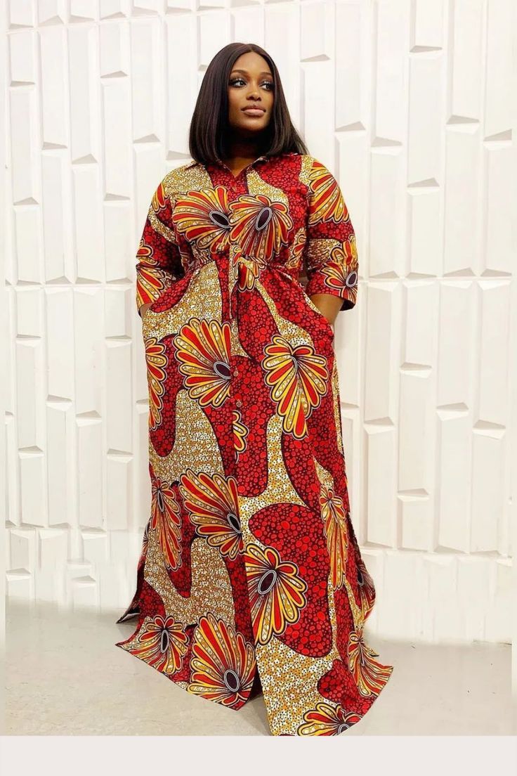 Plus Size Ankara Gown Styles 